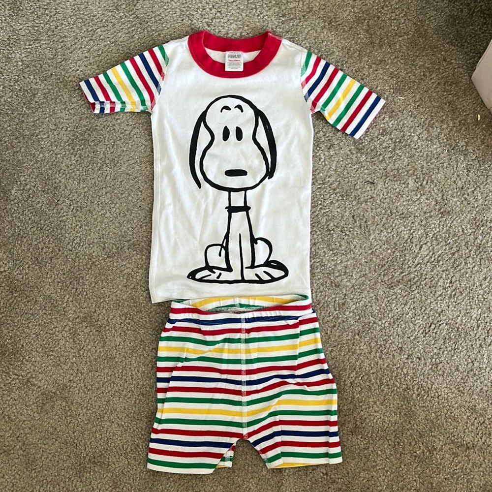 Hanna Anderson peanuts snoopy pjs US 5